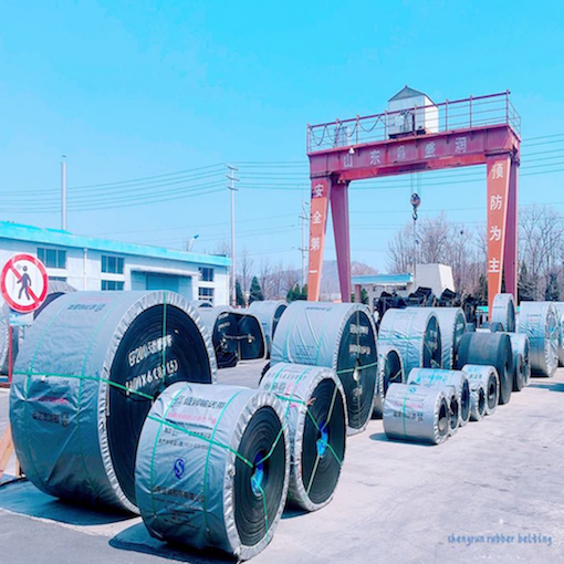 DIN-X Abrasion Resistant Rubber Textile Conveyor Belt